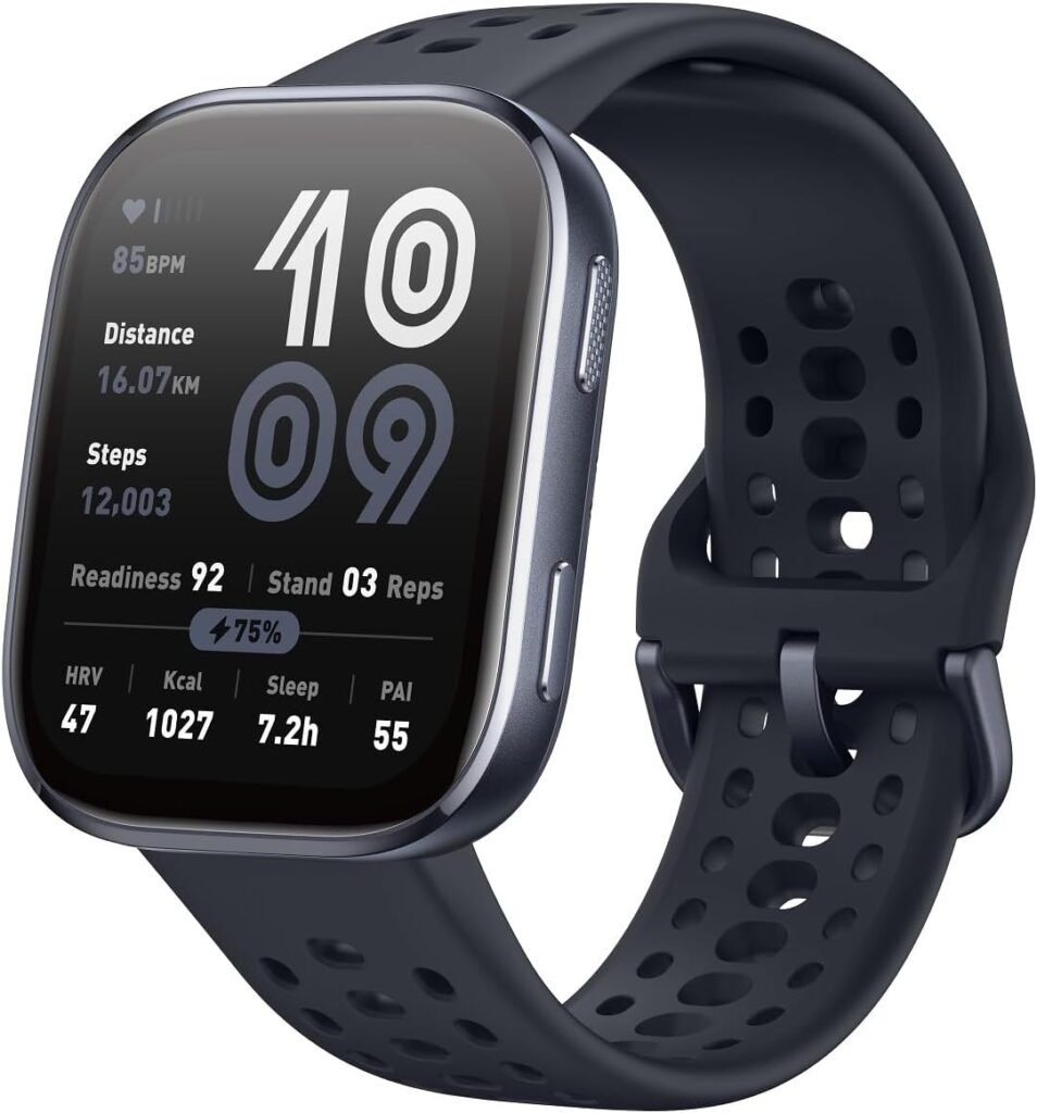 Amazfit Bip 6 Smart Watch 46mm, 14 Day Battery, 1.97 AMOLED Display, GPS & Free Maps, AI, Bluetooth Call & Text, Health, Fitness Wearable