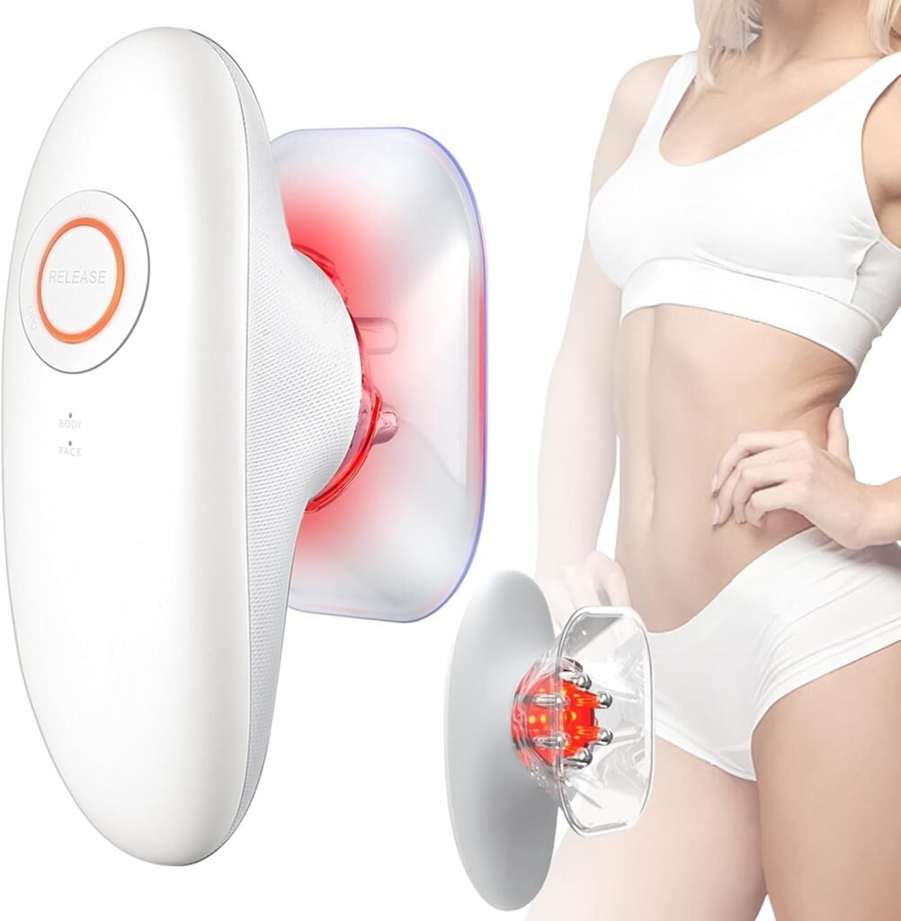 MASIKETEC Body care Sculpting Machine, Professional Cordless Handheld Massager Electric Cupping Therapy Massager – for Belly, Waist, Arm