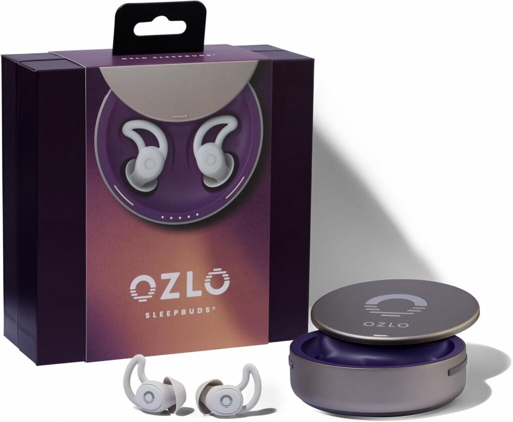 Ozlo Sleepbuds® | Comfortable Side Sleeper Headphones | Up to 10 Hours of Bluetooth LE Streaming | Science-Backed Sleep Sounds | Snore Blocking Comfortable