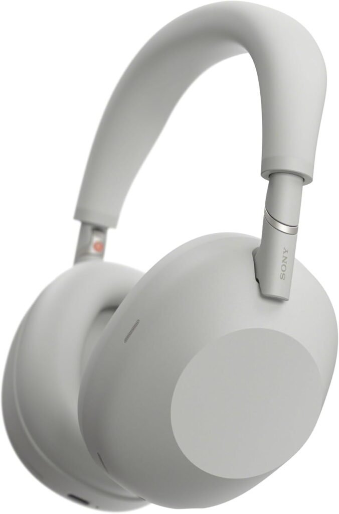 Sony WH-1000XM6 The Best Wireless Noise Canceling Headphones, HD NC Processor QN3, 12 Microphones, Adaptive NC Optimizer, Mastered by Engineers SONY SILVER