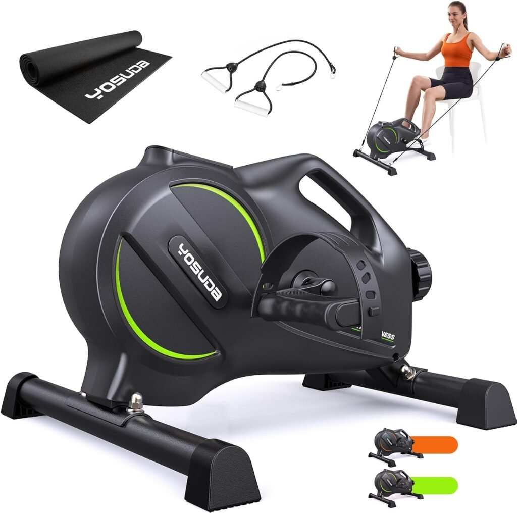Under Desk Bike Pedal Fitness Training Machine to Burn Fat at Home and office