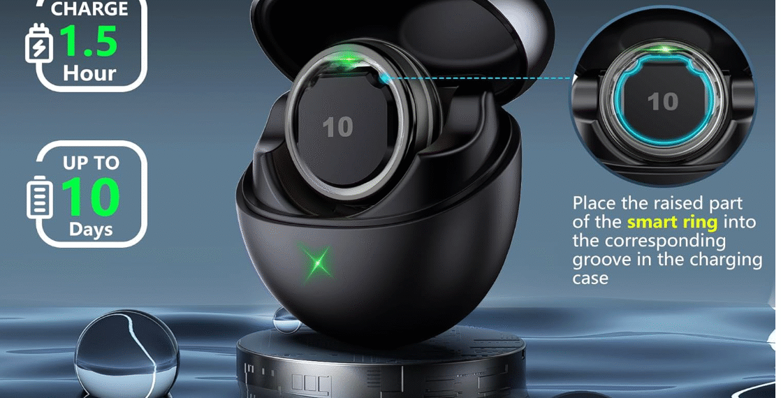 Smart Ring for Women & Men - Titanium Fitness Ring with Heart Rate, Sleep, Step & SpO2 Monitor, Stress